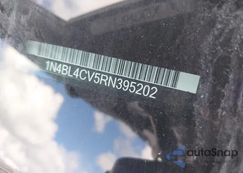 2024 Nissan Altima Sr Fwd from USA, damaged, VIN 1N4BL4CV5RN395202